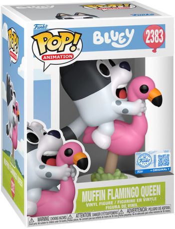 Figurine Funko Pop Bluey #2383 Muffin «Reine des flamants roses»