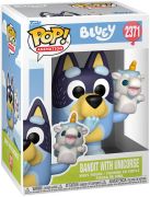 Figurine Pop Bluey #2371 Bandit avec Licorne