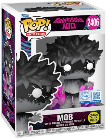 Figurine Funko Pop Mob Psycho 100 #2406 Mob - Glow in the Dark
