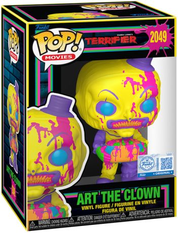 Figurine Funko Pop Terrifier #2049 Art le Clown - Black Light