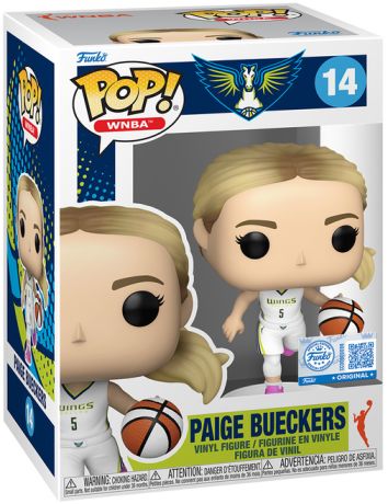 Figurine Funko Pop WNBA #14 Paige Bueckers (Heroine Edition Uniform)