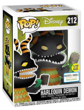 Figurine Funko Pop L'étrange Noël de M. Jack [Disney] #212 Démon Harlequin - Brillant dans le noir