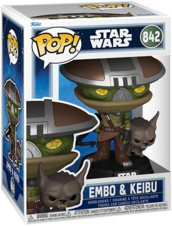 Figurine Funko Pop Star Wars : The Mandalorian & Grogu #842 Embo & Keibu