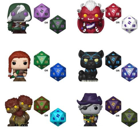 Figurine Funko Pop Donjons & Dragons Boîte Mystère Bitty Pop