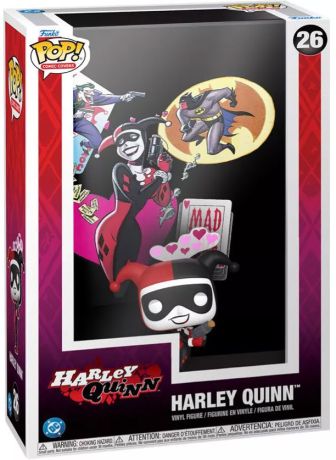 Figurine Funko Pop DC Comics #26 Harley Quinn (Batman Adventures Mad Love) - Comic Cover
