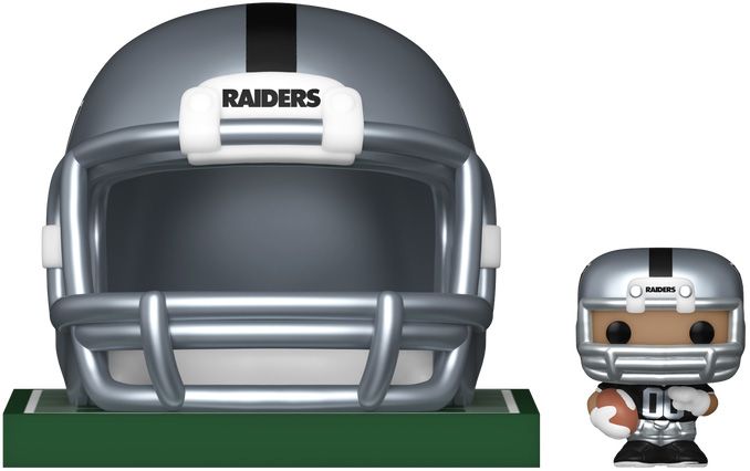 Figurine Funko Pop NFL Casque & Joueur Raiders - Bitty Pop