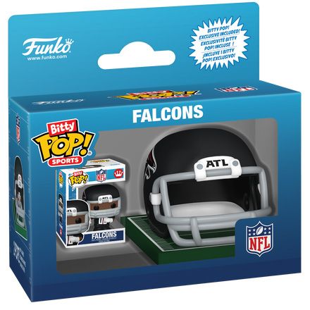 Figurine Funko Pop NFL Casque & Joueur Falcons - Bitty Pop