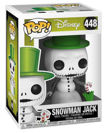 Figurine Funko Pop L'étrange Noël de M. Jack [Disney] #448 Jack Skellington en bonhomme de neige