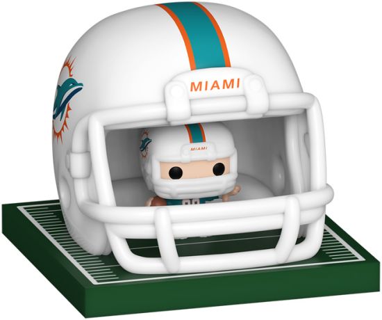 Figurine Funko Pop NFL Casque & Joueur Dolphins - Bitty Pop