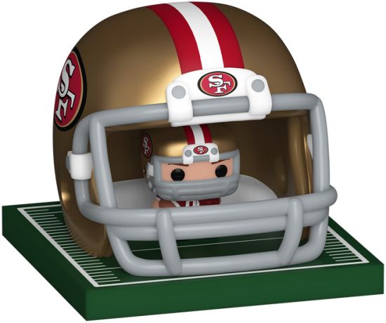 Figurine Funko Pop NFL Casque & Joueur 49ers - Bitty Pop