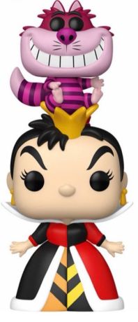 Figurine Funko Pop Alice au Pays des Merveilles [Disney] #1771 Reine de Cœur avec Chat du Cheshire