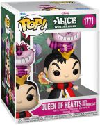 Figurine Pop Alice au Pays des Merveilles [Disney] #1771 Reine de Cœur avec Chat du Cheshire