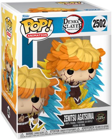 Figurine Funko Pop Demon Slayer #2502 Zenitsu Agatsuma - Glow in the Dark