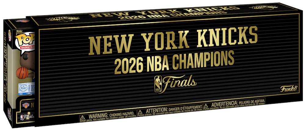 Figurine Funko Pop NBA New York Knicks Champions de la finale 2026 - Pack