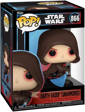Figurine Funko Pop Star Wars 3 : La Revanche des Sith #866 Dark Vador (Sans Armure)