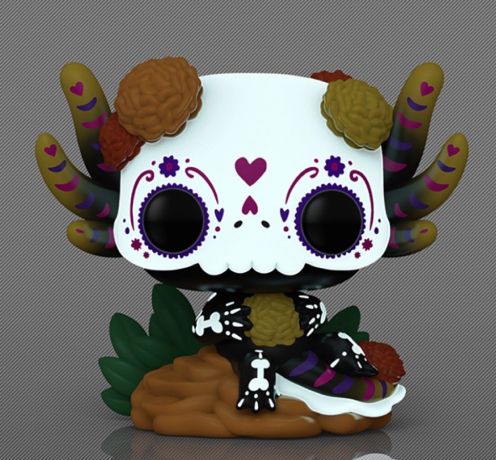 Figurine Funko Pop Dia De Los Muertos #104 Ajolote - Glow in the Dark