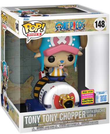 Figurine Funko Pop One Piece #148 Tony Tony Chopper avec Brachio Tank V
