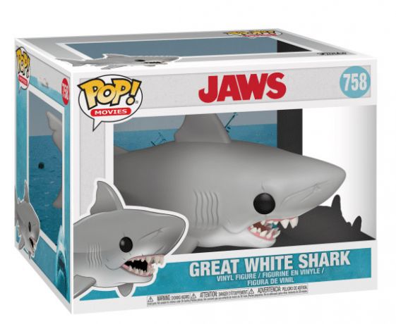 Figurine Funko Pop Les Dents de la Mer #758 Grand requin blanc - 15 cm