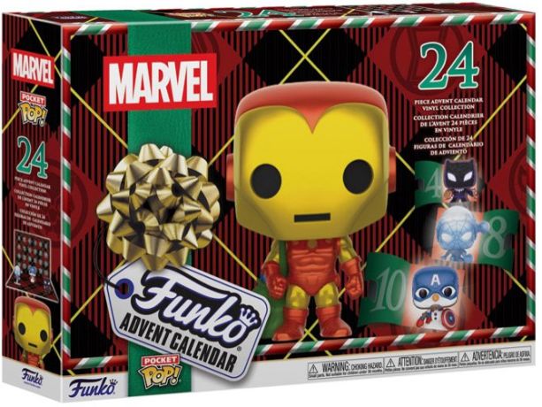 Figurine Funko Pop Marvel Comics Calendrier de l'Avent 2026 - Pocket Pop