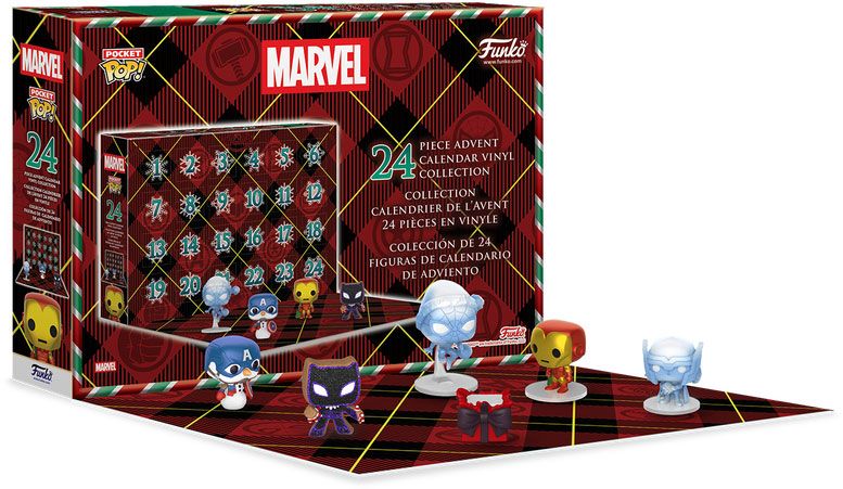 Figurine Funko Pop Marvel Comics Calendrier de l'Avent 2026 - Pocket Pop