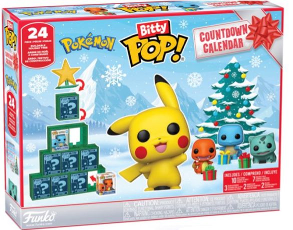 Figurine Funko Pop Pokémon Calendrier de l'Avent 2026 - Bitty Pop