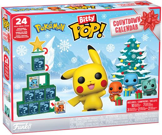 Figurine Funko Pop Pokémon Calendrier de l'Avent 2026 - Bitty Pop