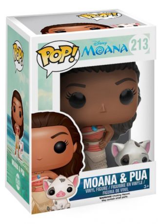 Figurine Funko Pop Vaiana [Disney] #213 Vaiana avec Pua