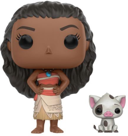 Figurine Funko Pop Vaiana [Disney] #213 Vaiana avec Pua