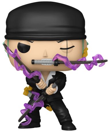Figurine Funko Pop One Piece #2514 Rorono Zoro (Dressrosa Arc) - Glow in the Dark