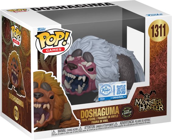 Figurine Funko Pop Monster Hunter #1311 Doshaguma - Glow in the Dark [Chase]