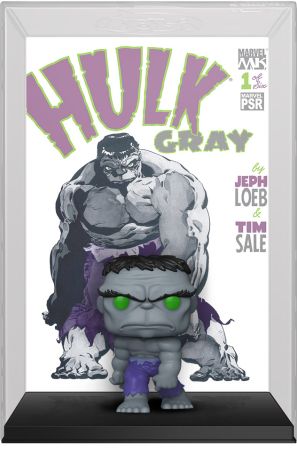 Figurine Funko Pop Marvel Comics #80 Gray Hulk - Comic Cover