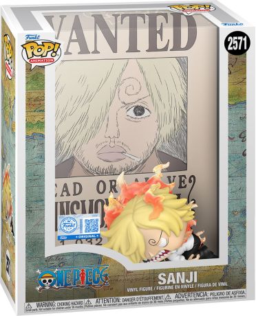 Figurine Funko Pop One Piece #2571 Sanji (Wanted) - Poster