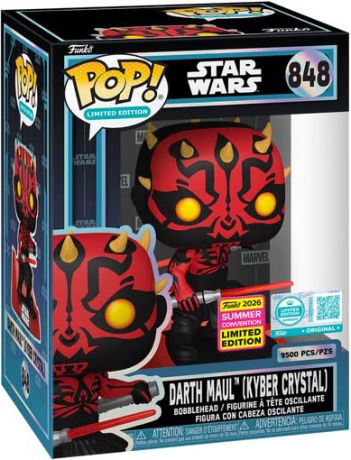Figurine Funko Pop Star Wars Divers #848 Dark Maul (Kyber Crystal)