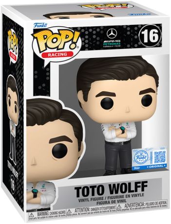 Figurine Funko Pop Formule 1 (F1) #16 Toto Wolf (Mercedes)