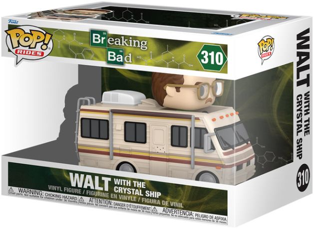 Figurine Funko Pop Breaking Bad #310 Walt avec le Van Laboratoire