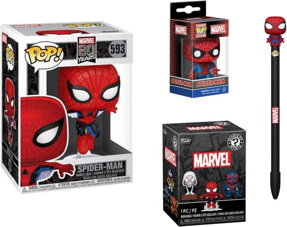 Figurine Funko Pop Marvel Comics Spider-Man Bundle