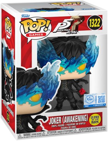 Figurine Funko Pop Persona 5  #1322 Joker (Eveil) - Glow in the Dark