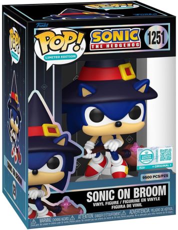 Figurine Funko Pop Sonic le Hérisson #1251 Sonic sur le Balai