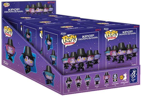 Figurine Funko Pop KPop Demon Hunters Pop Mystère - Pack 6