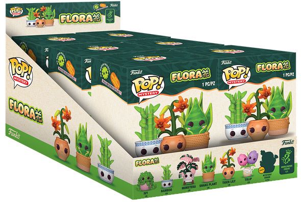 Figurine Funko Pop Plantes (Flora) Pop Mystère - Pack 6