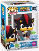 Figurine Pop Sonic le Hérisson #1300 Shadow avec Émeraudes - Flocked