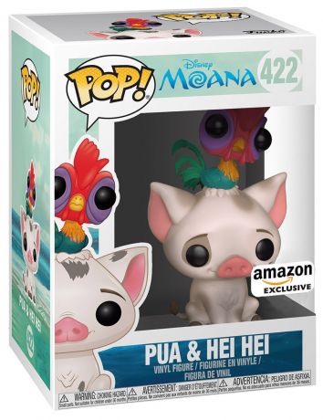 Figurine Pop Vaiana [Disney] #62 pas cher : Vaiana, Hei Hei & Pua sur bateau