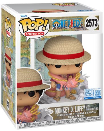 Figurine Funko Pop One Piece #2573 Luffy avec Momonosuke