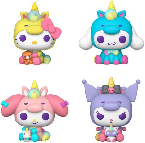 Figurine Funko Pop Sanrio Hello Kitty / Cinnamoroll / My Melody / Kuromi - Pack