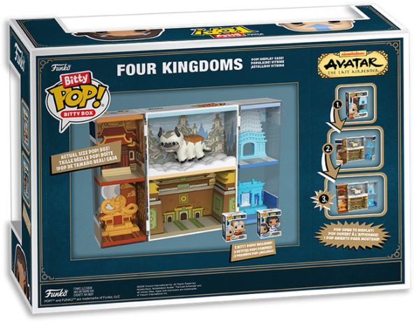 Figurine Funko Pop Avatar: le dernier maître de l'air Quatre Nations - Bitty Pop Box