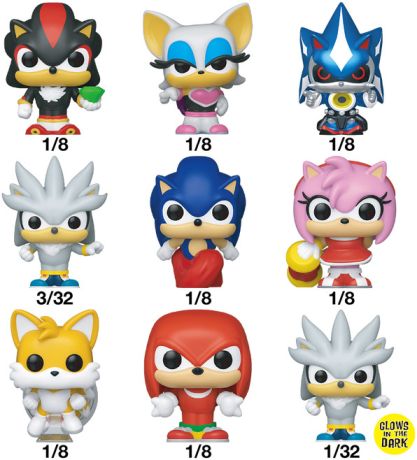 Figurine Funko Pop Sonic le Hérisson Boîte Mystère Bitty Pop