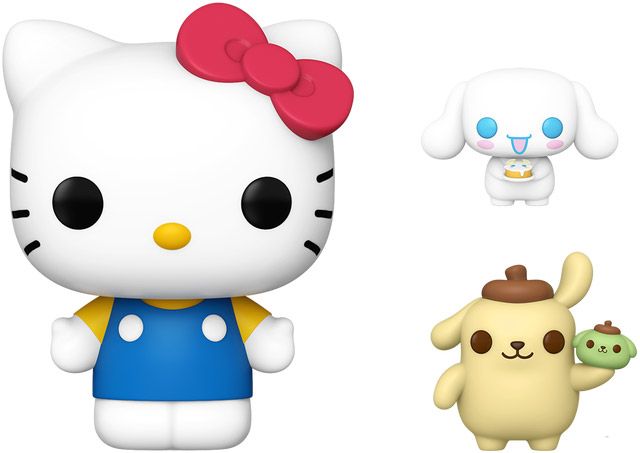 Figurine Funko Pop Freddy Funko Hello Kitty avec Cinnamoroll & Pompompurin - 25 cm