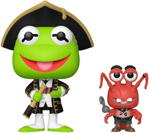 Figurine Funko Pop Les Muppets #1805 Kermit et Polly (Pirate)