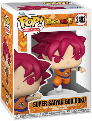 Figurine Funko Pop Dragon Ball Super #2492 Super Saiyan God Goku