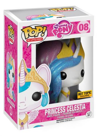 Figurine Funko Pop My Little Pony #08 Princess Celestia - Pailleté